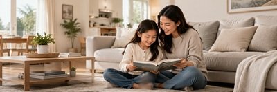 Clean family home representing HMCS family house cleaning service