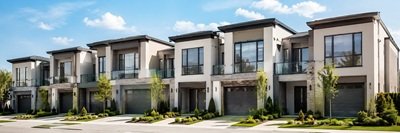 Modern townhouse properties for HMCS townhouse cleaning service